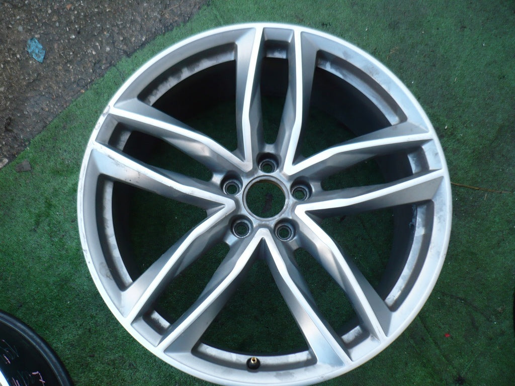 1x Alufelge 20 Zoll 8.5" 5x112 43ET Matt Schwarz 4G9601025N Audi A6 Rim Wheel FEL1627211378ay