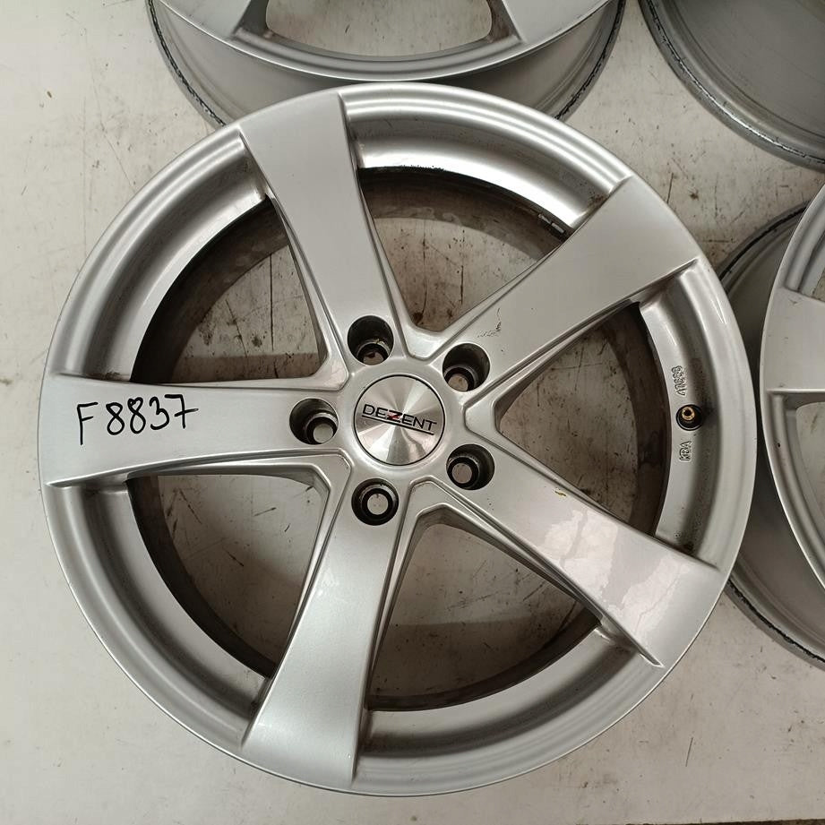 4x Alufelge 17 Zoll 7.5" 5x112 35ET Glanz Silber Audi I Rim Wheel FEL3220506000xw