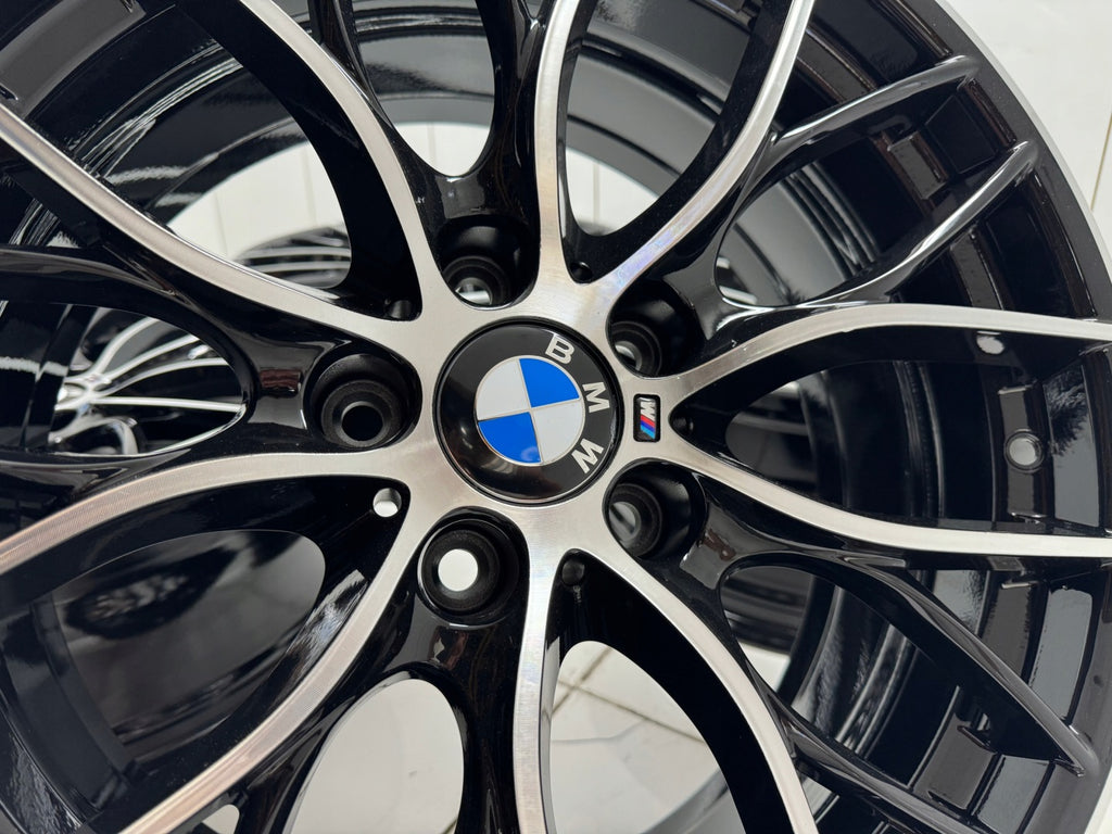 4x Alufelge 18 Zoll 8.0" 5x120 34ET Glanz Silber BMW F30 Rim Wheel FEL9571592102ta