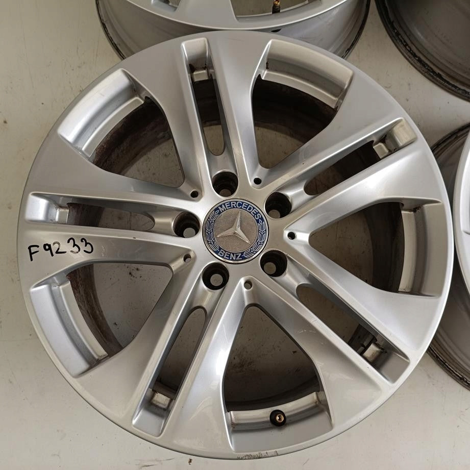 4x Alufelge 17 Zoll 8.0" 5x112 48ET Glanz Grau A2124010902 Mercedes-Benz W212 FEL7877470153tn