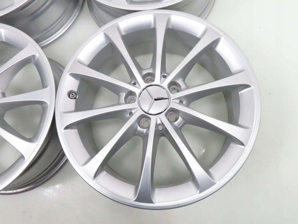 4x Alufelge 17 Zoll 6.5" 5x112 44ET Glanz Silber A1774010300 Mercedes-Benz W177 FEL1123880990vx