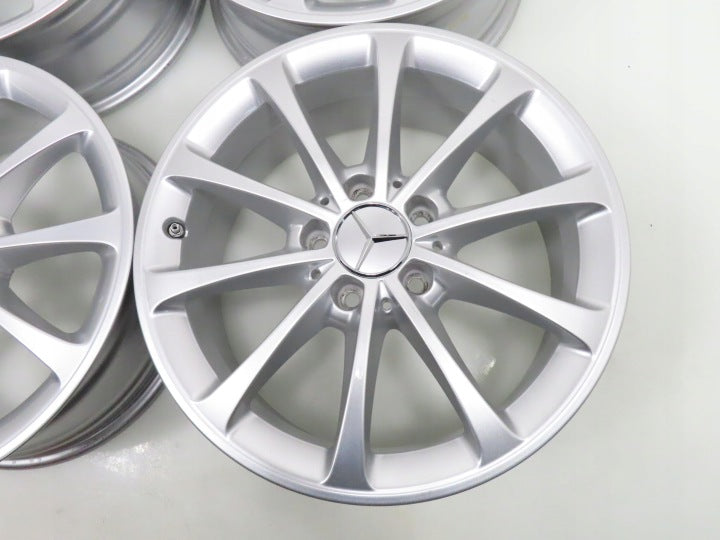 4x Alufelge 17 Zoll 6.5" 5x112 44ET Glanz Silber A1774010300 Mercedes-Benz W177 FEL1123880990vx