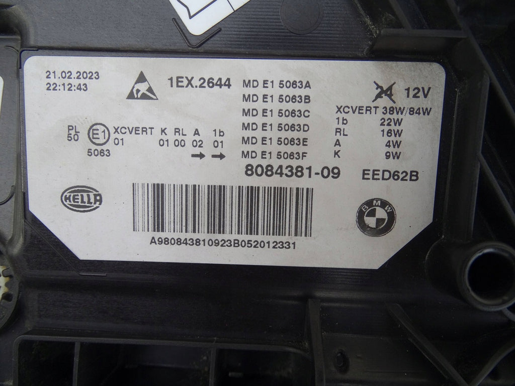 Frontscheinwerfer BMW 5 G31 G30 F90 8084381 Links Scheinwerfer Headlight SCH3558715514wk