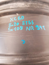 Load image into Gallery viewer, 1x Alufelge 20 Zoll 8.0" 5x108 55ET Matt Schwarz 31445232 Volvo Xc90 Xc60 FEL4431006423gm