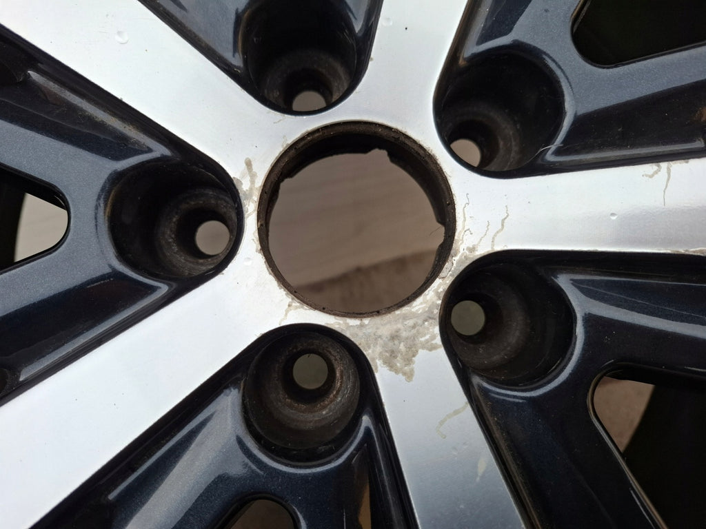 1x Alufelge 18 Zoll 7.5" 4x108 49ET Glanz Schwarz 9811635077 Peugeot 5008 I FEL6428728051lg