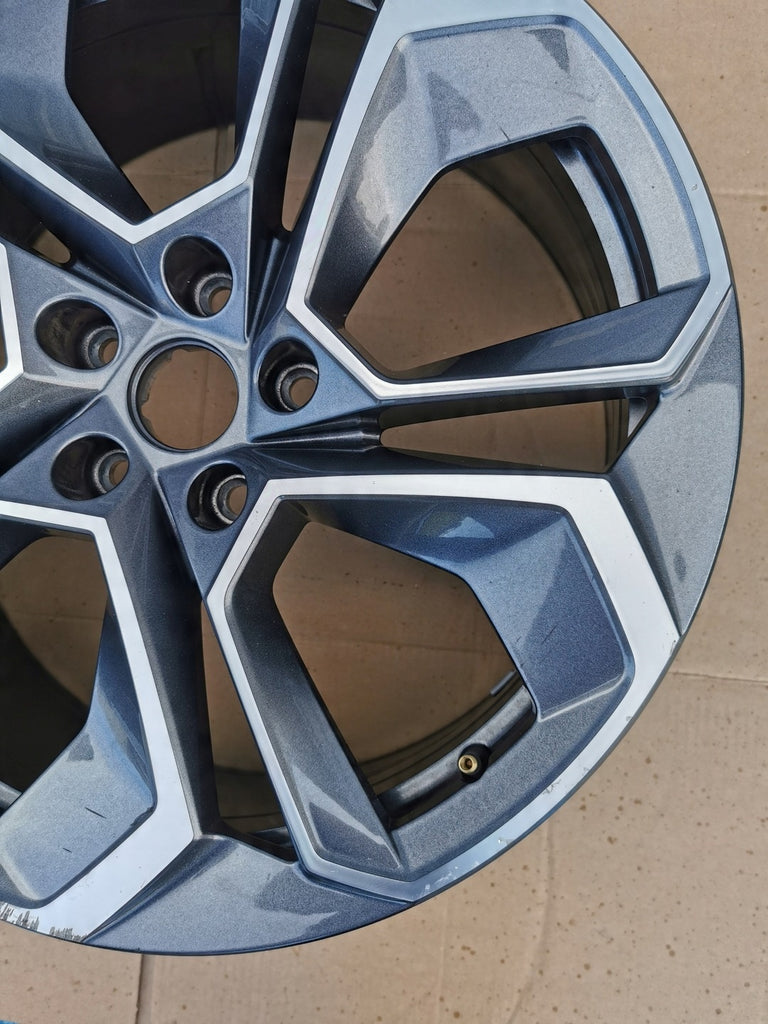 1x Alufelge 19 Zoll 7.5" 5x112 48ET Glanz Graphit 5E3601025S Mg Octavia 5e3 Iv