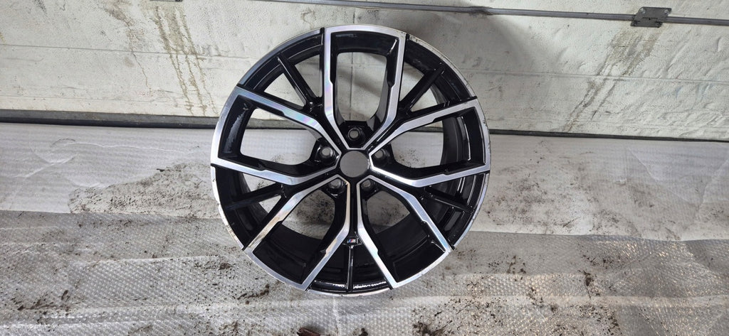 1x Alufelge 19 Zoll 8.0" 5x112 30ET Glanz Schwarz 8747234 BMW G31 G30 Rim Wheel FEL9453793224eb