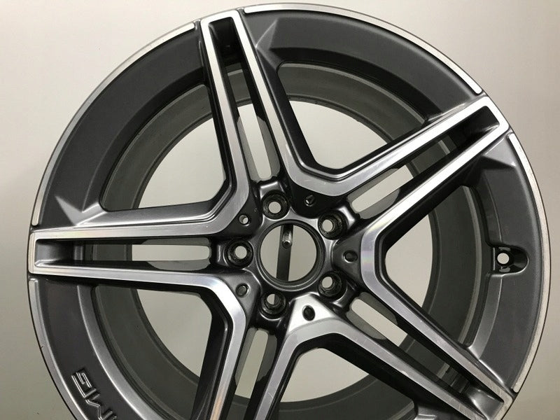 1x Alufelge 19 Zoll 10.0" 5x112 48ET Glanz Graphit A2234011400 Mercedes-Benz Mg FEL9554133126bc
