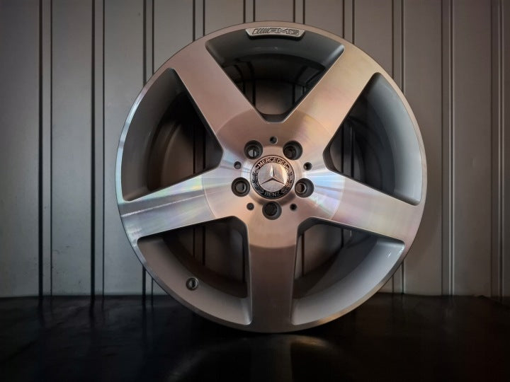 1x Alufelge 19 Zoll 8.5" 5x112 59ET Glanz Schwarz A1664011902 Mercedes-Benz FEL9590153241cb