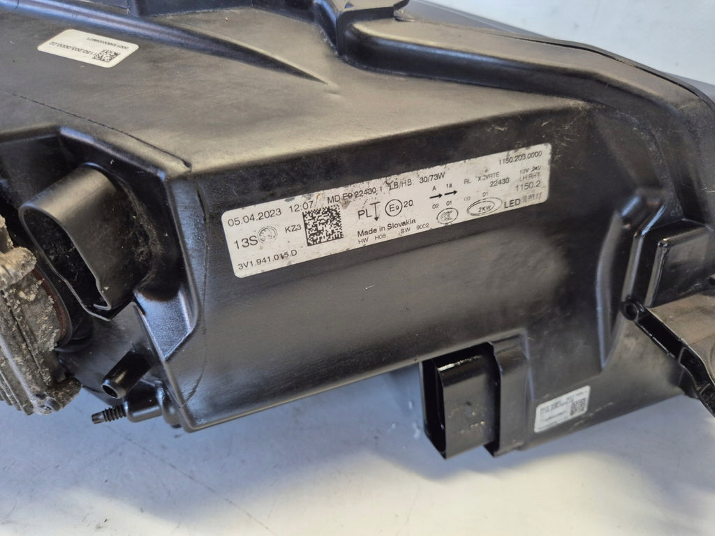 Frontscheinwerfer Skoda Superb III 3V1941015D Links Scheinwerfer Headlight SCH7449603479sq