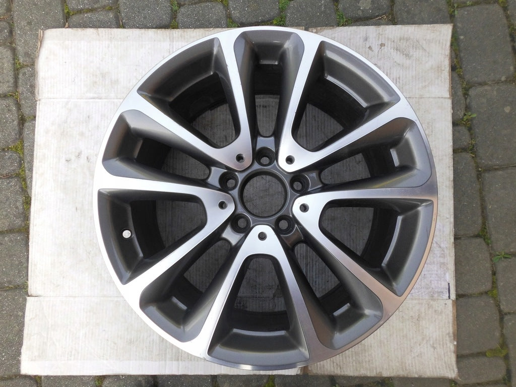 1x Alufelge 18 Zoll 9.0" 5x112 53ET Matt Silber A2134010400 Mercedes-Benz Mg FEL1962319078kz