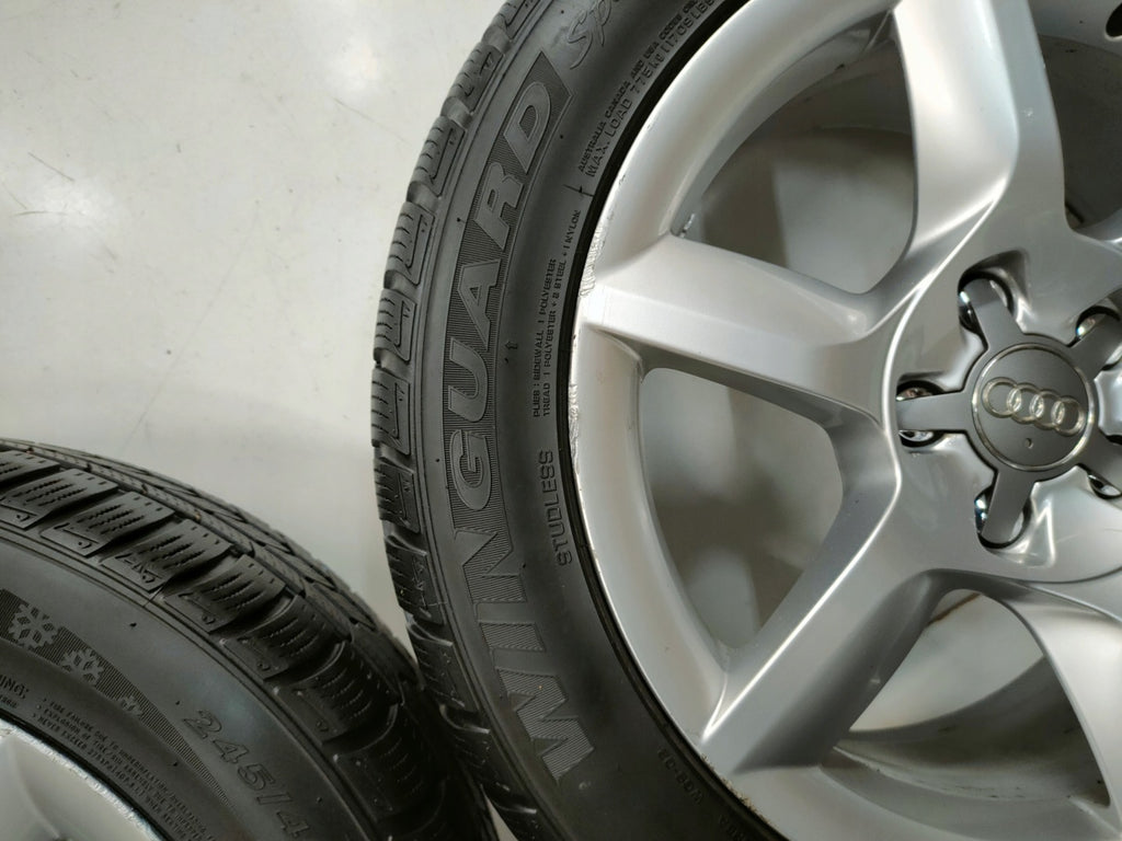 4x Alufelge 17 Zoll 8.0" 5x112 26ET Glanz Silber 8T0601025CJ Audi A5 Rim Wheel FEL5586820010nw