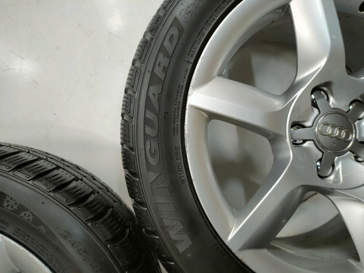 4x Alufelge 17 Zoll 8.0" 5x112 26ET Glanz Silber 8T0601025CJ Audi A5 Rim Wheel FEL5586820010nw