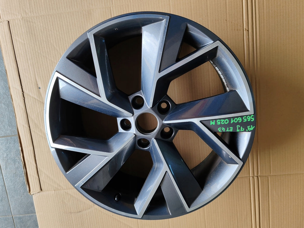 1x Alufelge 17 Zoll 7.5" 5x112 43ET 565601025M Skoda Kodiaq Rim Wheel FEL1555526514ch