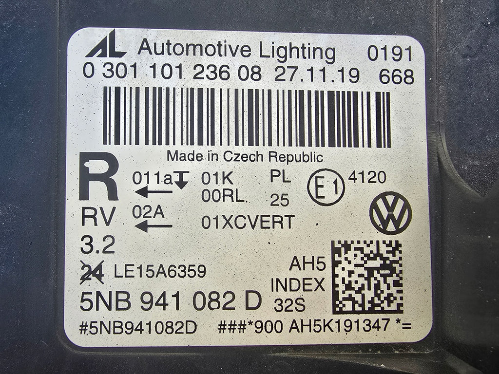 Frontscheinwerfer VW Tiguan 5NB941082D LED Rechts Scheinwerfer Headlight SCH6001945041ez