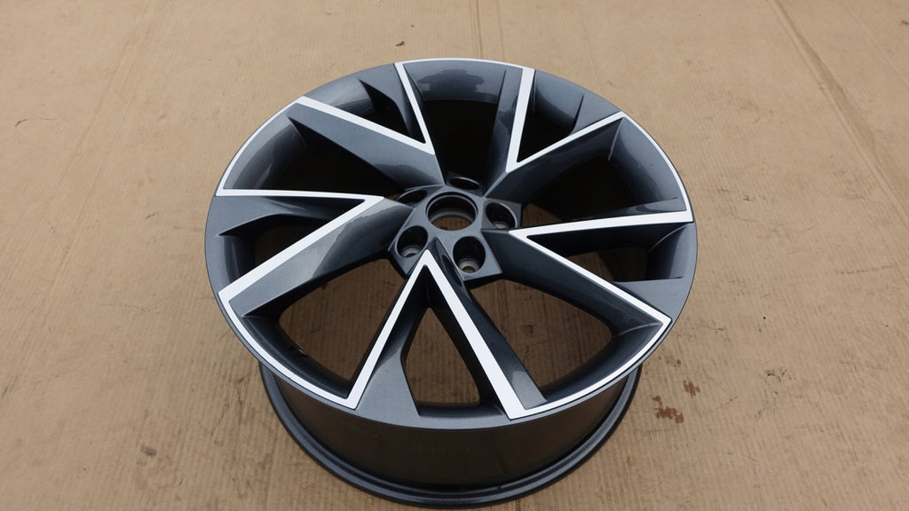 1x Alufelge 19 Zoll 8.0" 5x112 44ET Glanz Graphit 3V0601025AP Mg Rim Wheel FEL6652712382sy
