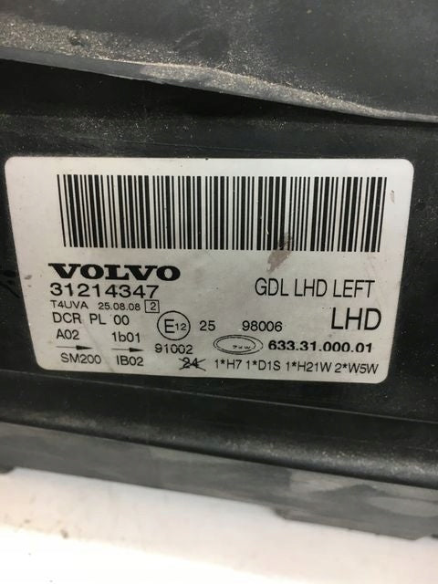 Frontscheinwerfer Volvo S80 V70 31214347 LED Links Scheinwerfer Headlight