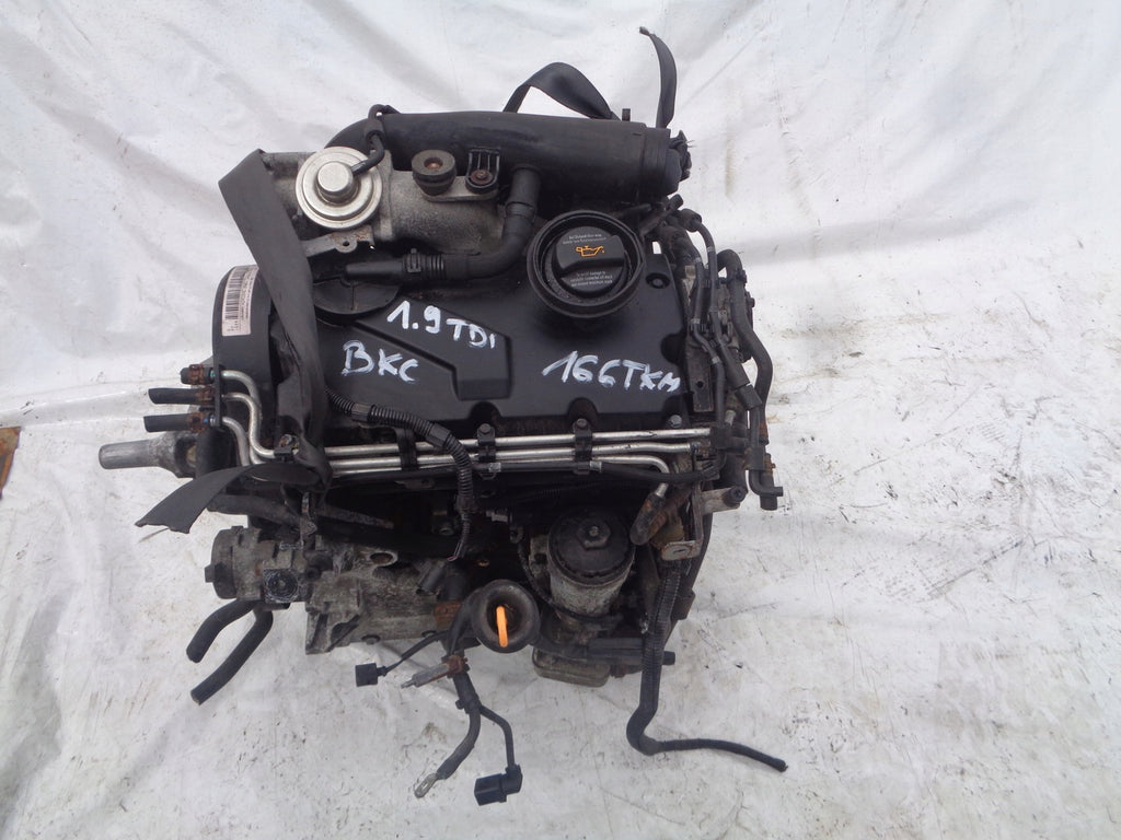 Motor Skoda VW BKC 1.9 TDI 105PS 77kW 166TKm Diesel Engine Komplett