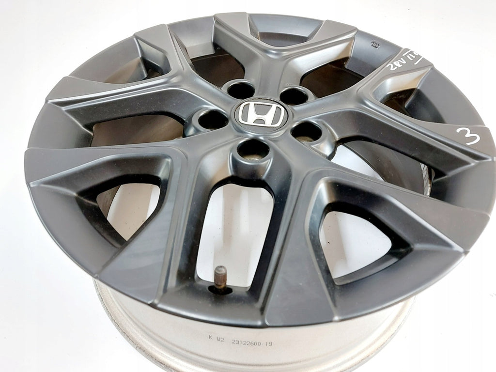 1x Alufelge 18 Zoll 7.0" 5x114.3 50ET Glanz Schwarz 3V018070A Honda Rim Wheel FEL1535642697rw