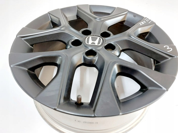 1x Alufelge 18 Zoll 7.0" 5x114.3 50ET Glanz Schwarz 3V018070A Honda Rim Wheel FEL1535642697rw