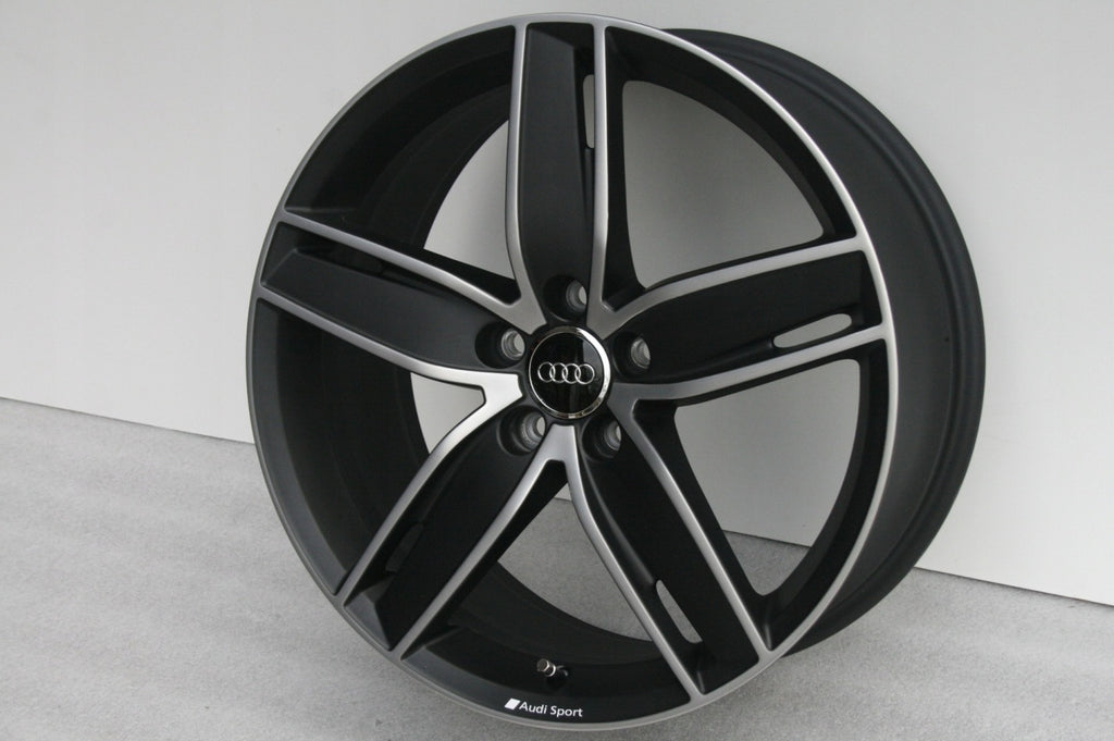 4x Alufelge 19 Zoll 8.0" 5x112 49ET Matt Schwarz 8V0601025AS Audi Rim Wheel FEL2898606130rd