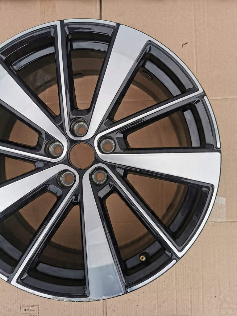 1x Alufelge 19 Zoll 8.0" 5x108 50ET Glanz Schwarz Polestar 1 Ii Rim Wheel