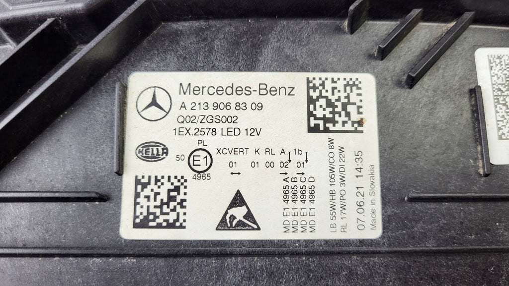 Frontscheinwerfer Mercedes-Benz W213 A2139068309 LED Rechts oder Links SCH4397140986hv