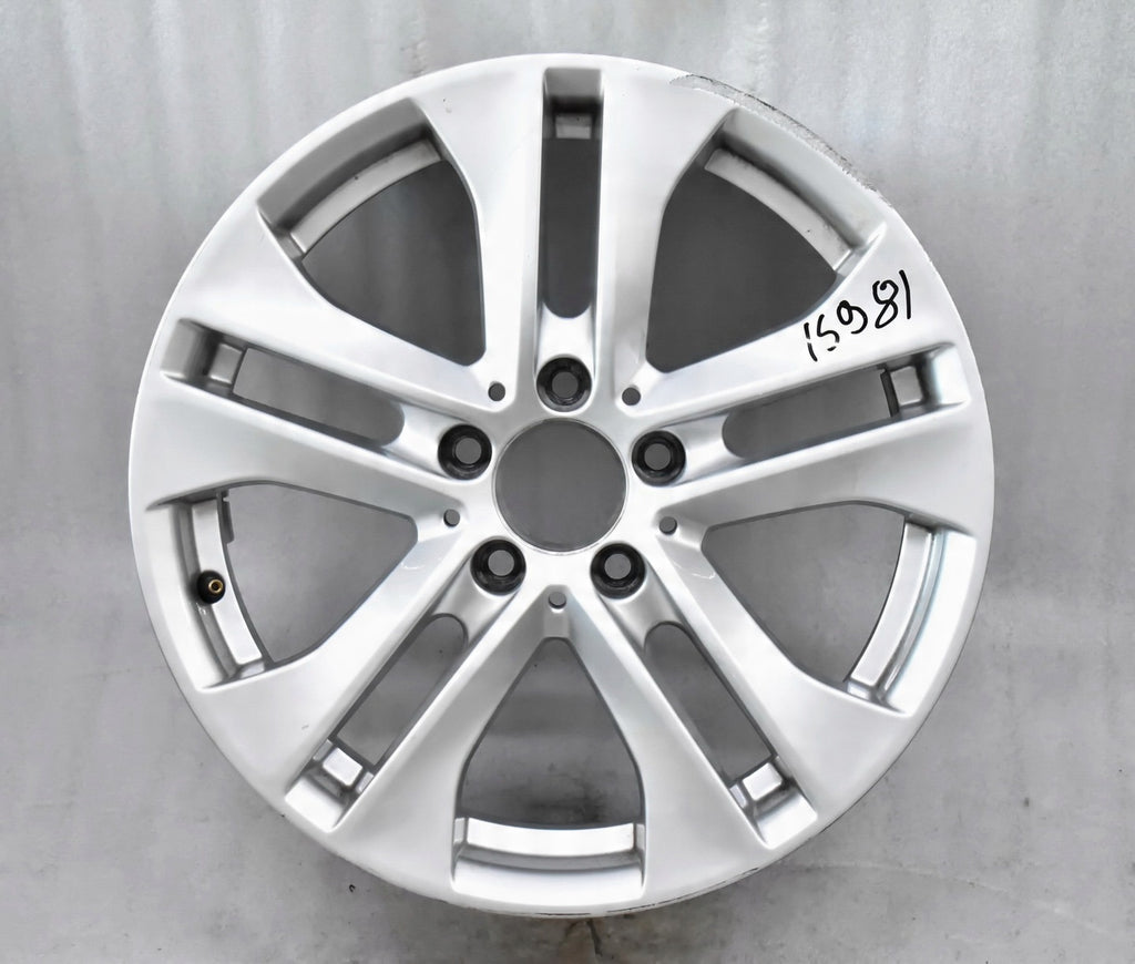 1x Alufelge 17 Zoll 7.5" 5x112 47ET Glanz Silber A2044011000 Mercedes-Benz W204