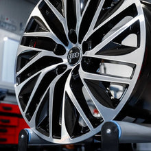 Laden Sie das Bild in den Galerie-Viewer, 4x Alufelge 19 Zoll 8.5" 5x112 27ET Glanz Silber Audi Rim Wheel FEL9757798726hi