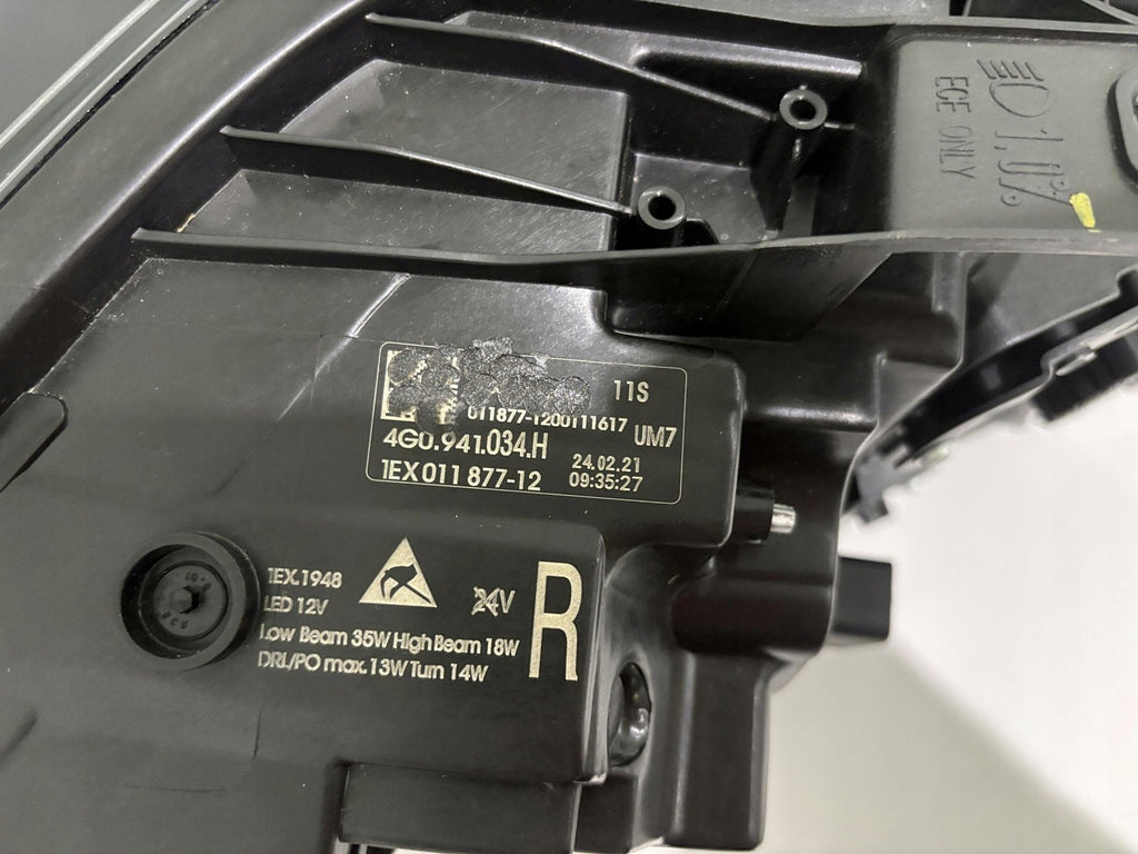 Frontscheinwerfer Audi A6 C7 4G0941034H LED Rechts Scheinwerfer Headlight