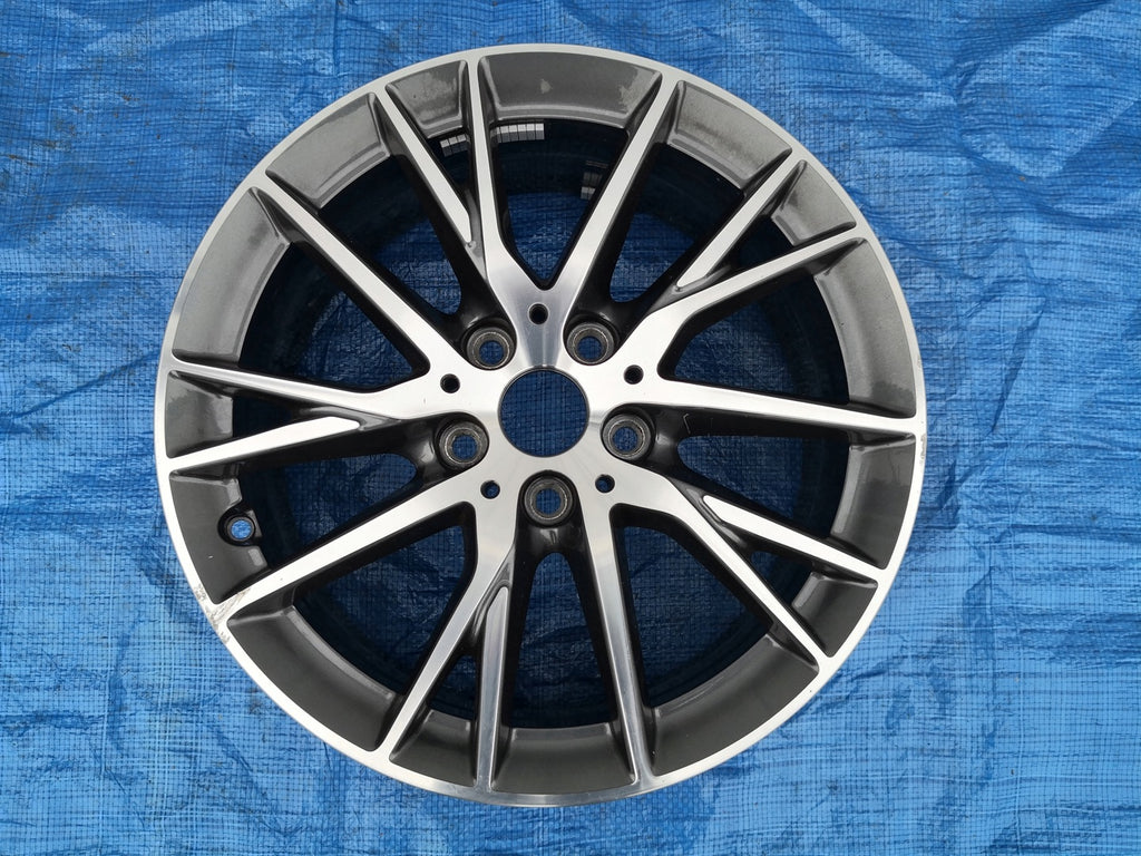 1x Alufelge 17 Zoll 7.0" 5x112 47ET Glanz Grau 7849122 BMW F45 1 F40 F46 Mg