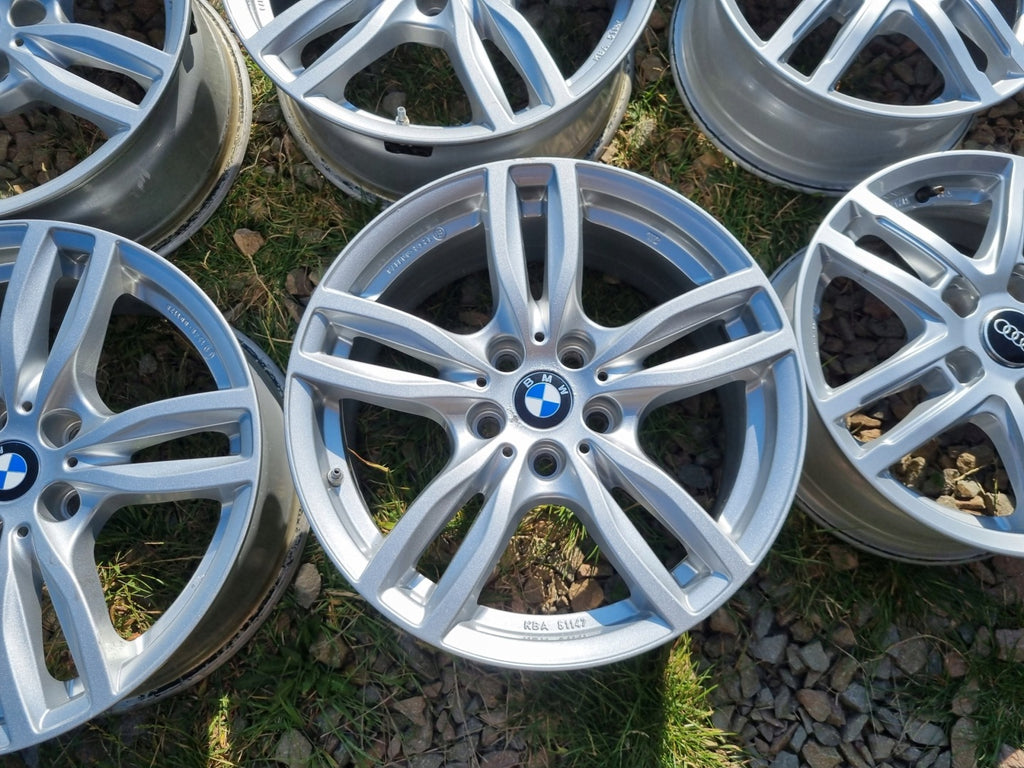 4x Alufelge 17 Zoll 7.5" 5x112 30ET Glanz Silber 6896762 BMW G01 G02 Rim Wheel FEL8678407611ly