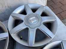 Laden Sie das Bild in den Galerie-Viewer, 4x Alufelge 15 Zoll 6.0" 5x100 38ET Glanz Silber 1M0601025K Seat I Rim Wheel FEL5209848580jp