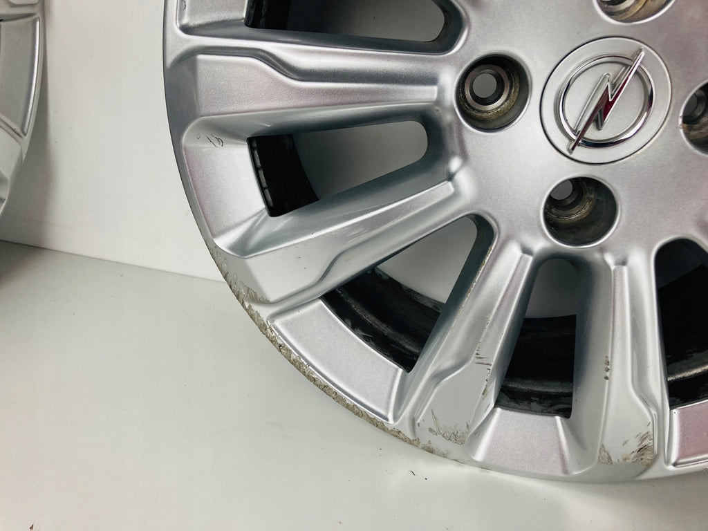 4x Alufelge 16 Zoll 6.5" 4x108 32ET Glanz Silber 9835097280 Opel Mokka Rim Wheel