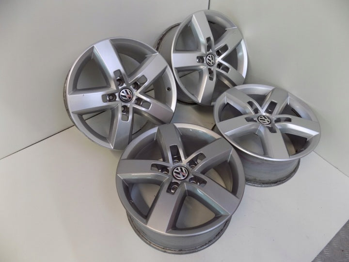 4x Alufelge 19 Zoll 8.5" 5x130 59ET Glanz Silber 7P6601025D VW Touareg Rim Wheel FEL8791234574rj