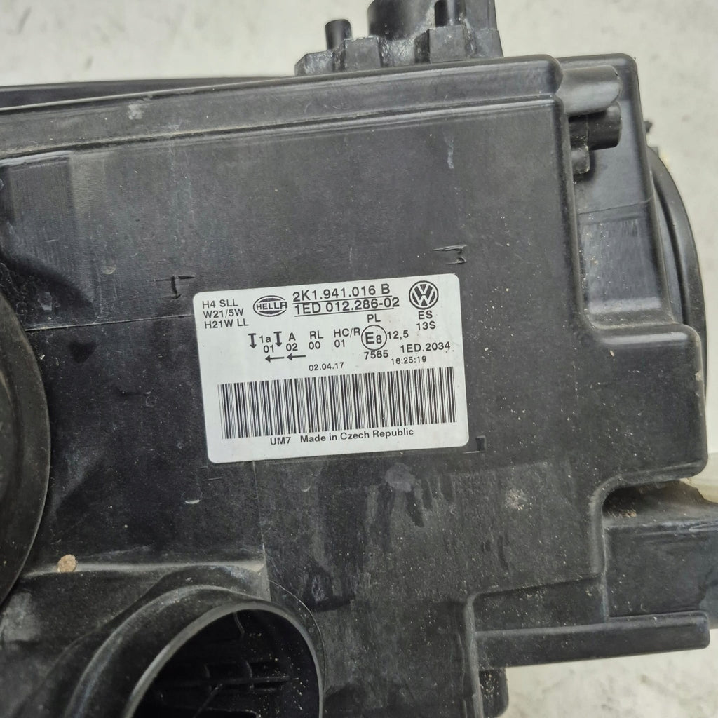 Frontscheinwerfer VW Caddy 2K1941016B Rechts Scheinwerfer Headlight SCH5103160241ej