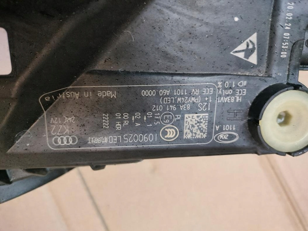 Frontscheinwerfer Audi Q3 83A941012 LED Rechts Scheinwerfer Headlight