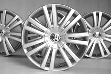 Laden Sie das Bild in den Galerie-Viewer, 4x Alufelge 17 Zoll 7.0" 5x112 47ET Glanz Silber 1T0601025F VW Touran Golf FEL7066242732qu