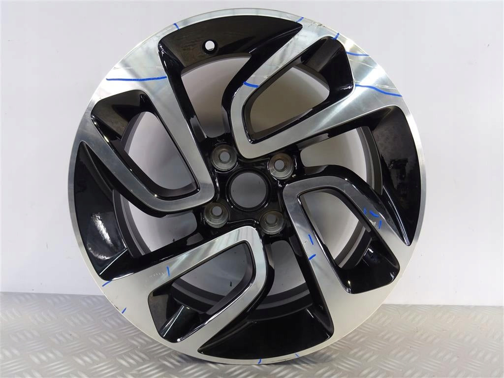 1x Alufelge 16 Zoll 6.5" 4x108 20ET Glanz Silber 39007897 Opel Crossland X FEL6874967101sf