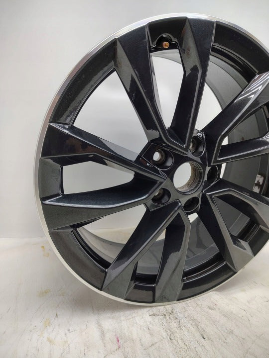 1x Alufelge 18 Zoll 7.0" 5x112 45ET Glanz Schwarz 57A601025AS Skoda Karoq FEL5516924627eu
