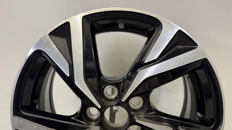 1x Alufelge 16 Zoll 6.0" 5x100 50ET Glanz Schwarz Toyota C-Hr Rim Wheel FEL2166012787os