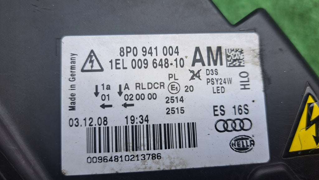 Frontscheinwerfer Audi A3 8P0941004 LED Rechts Scheinwerfer Headlight SCH5059660088bo