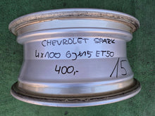 Load image into Gallery viewer, 1x Alufelge 15 Zoll 4x100 42496076 Chevrolet Spark Rim Wheel FEL9040729312gv