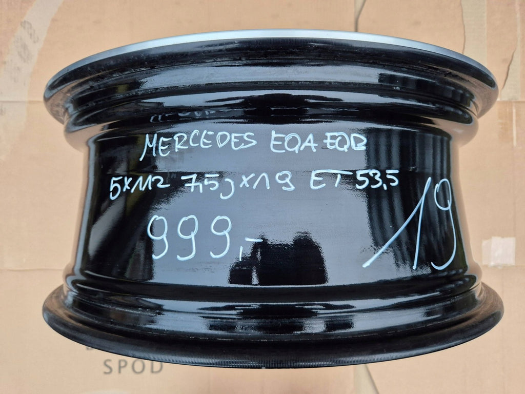 1x Alufelge 19 Zoll 7.5" 5x112 53 5ET A2434010500- Mercedes-Benz Eqa Rim Wheel FEL7626146930cr