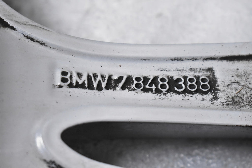 1x Alufelge 18 Zoll 9.0" 5x120 42ET Glanz Silber 7848388 BMW 3 F34 F30 F31