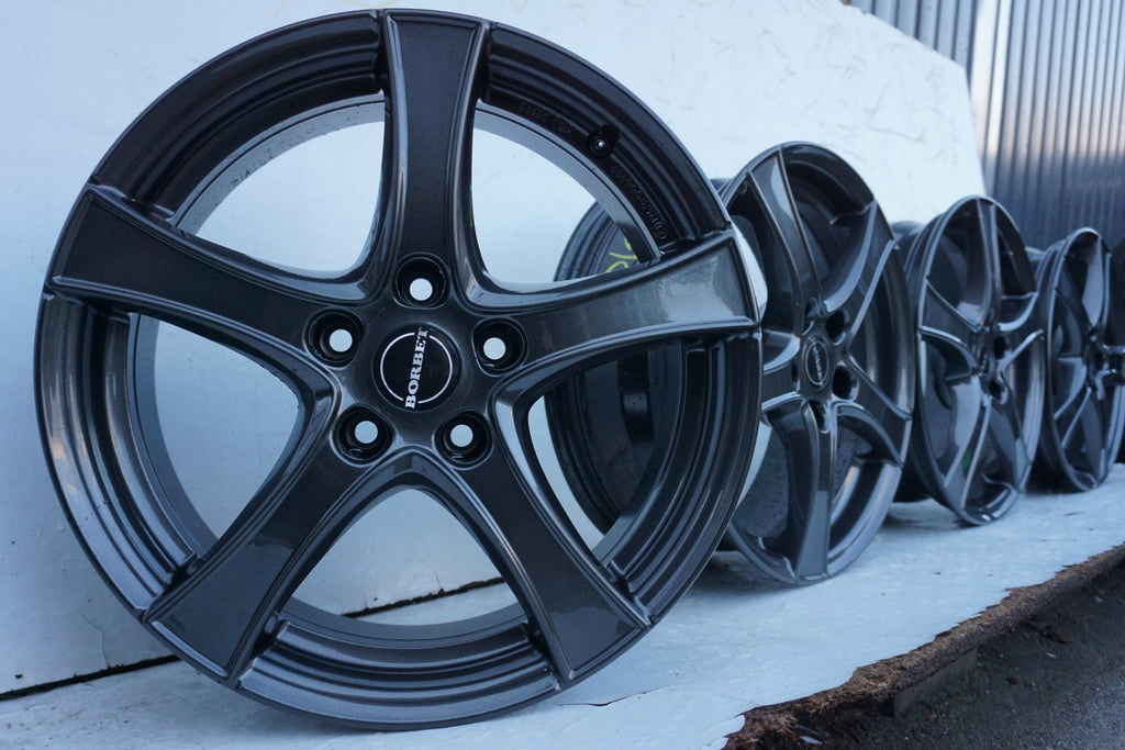 4x Alufelge 17 Zoll 6.5" 5x112 45ET Silber KBA50398 Audi I Rim Wheel FEL3178219509ja