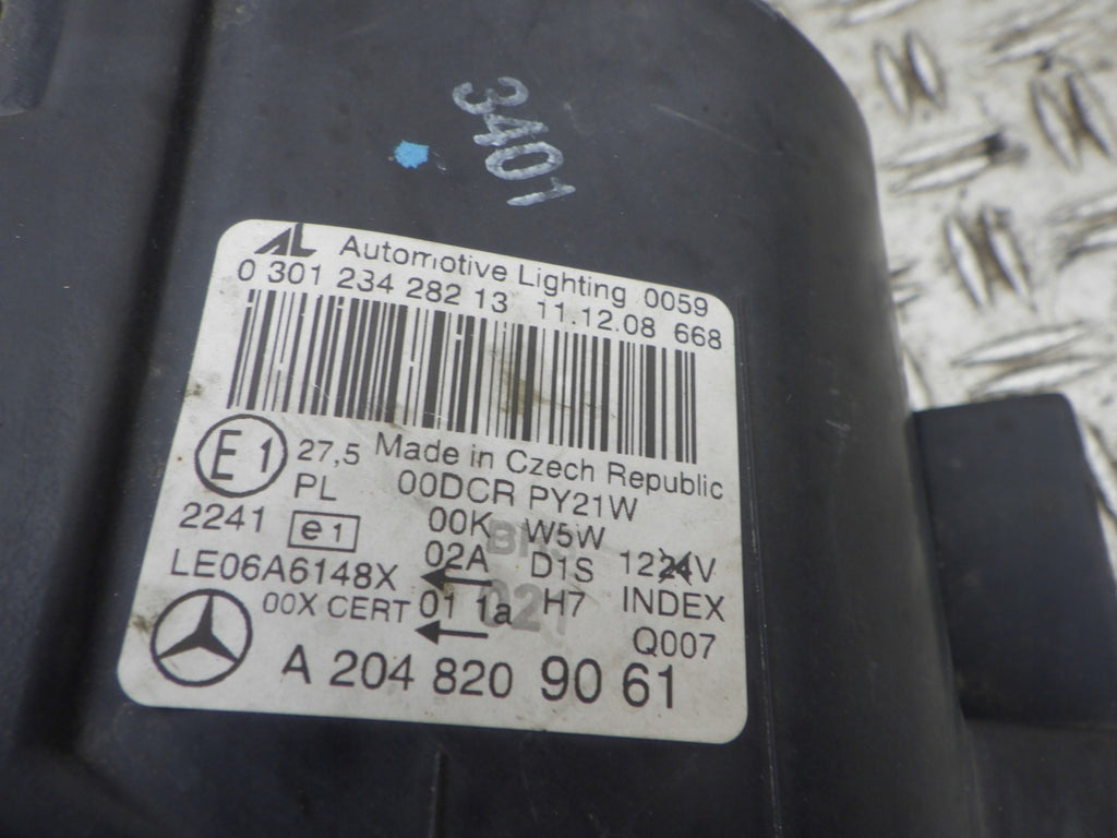 Frontscheinwerfer Mercedes-Benz W204 2048209061 Rechts Scheinwerfer Headlight SCH7359999917xr