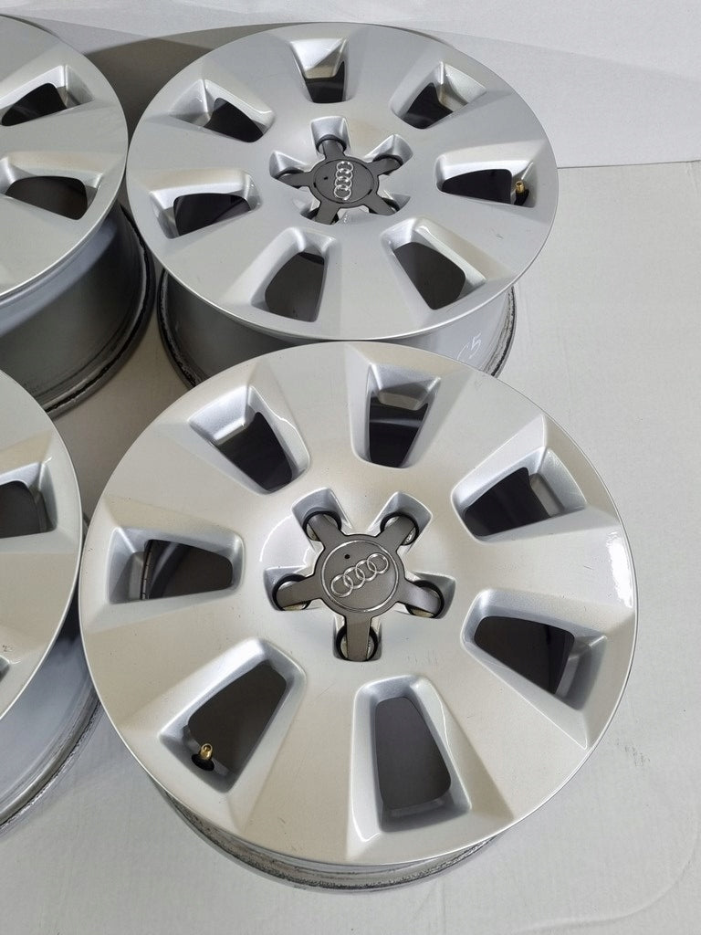 4x Alufelge 16 Zoll 7.5" 5x112 37ET Glanz Silber 4G0601025 Audi Rim Wheel FEL5117875137xc