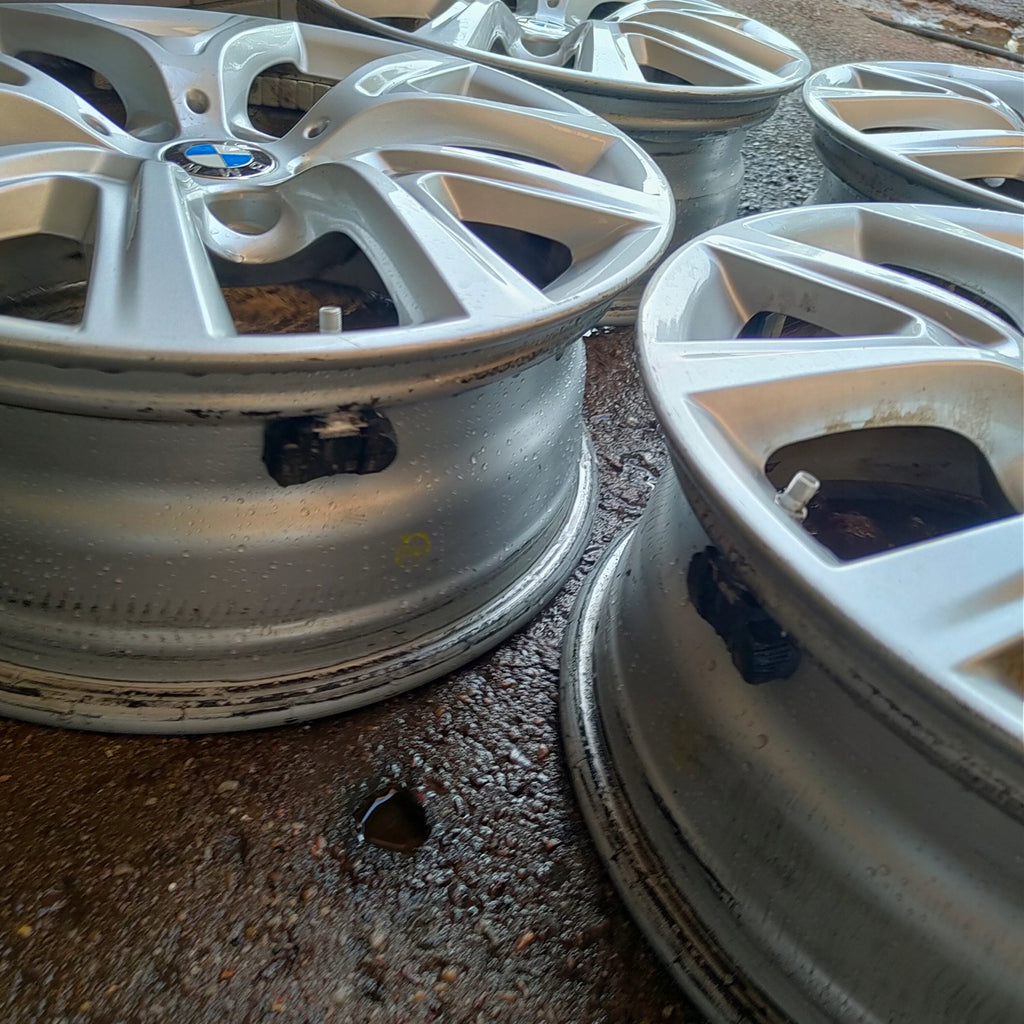 4x Alufelge 17 Zoll 6.5" 5x112 39ET Glanz Silber 6856076 BMW F39 F48 Rim Wheel FEL5277648434vp