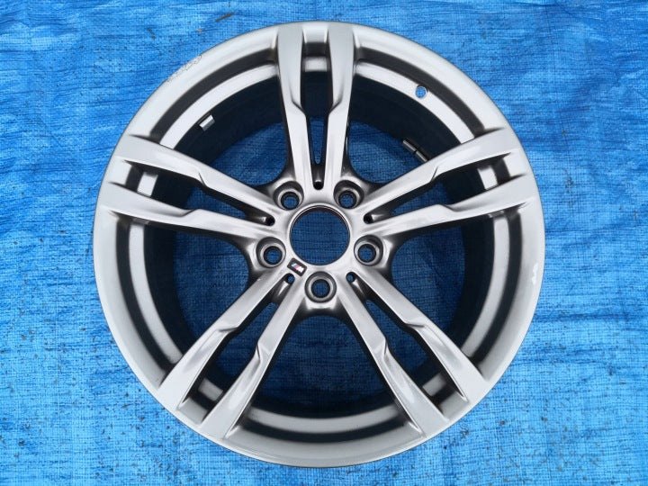 1x Alufelge 18 Zoll 8.5" 5x120 47ET Glanz Grau 7852492 BMW 3 F30 F32 Rim Wheel FEL2613839830mr